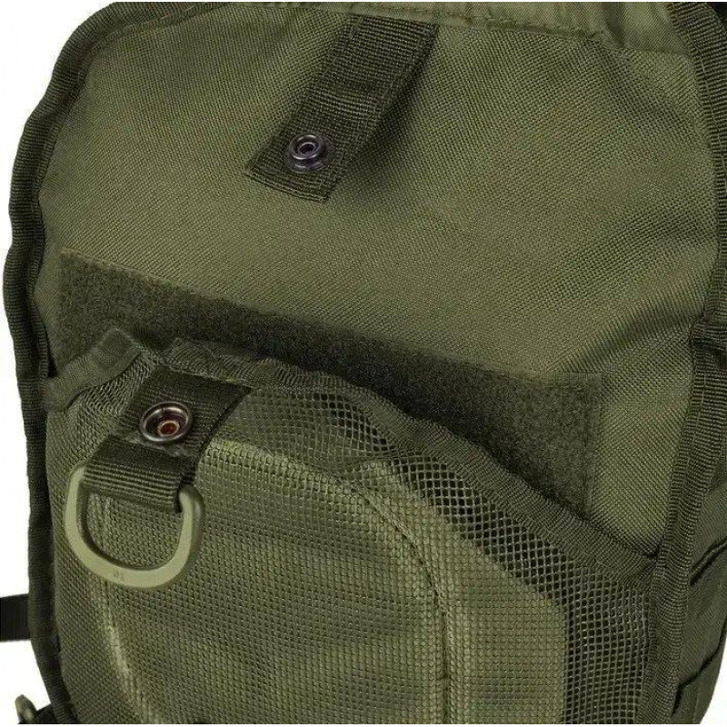 Рюкзак однолямковий через плече Mil-Tec One Strap Assault олива 10 літрів