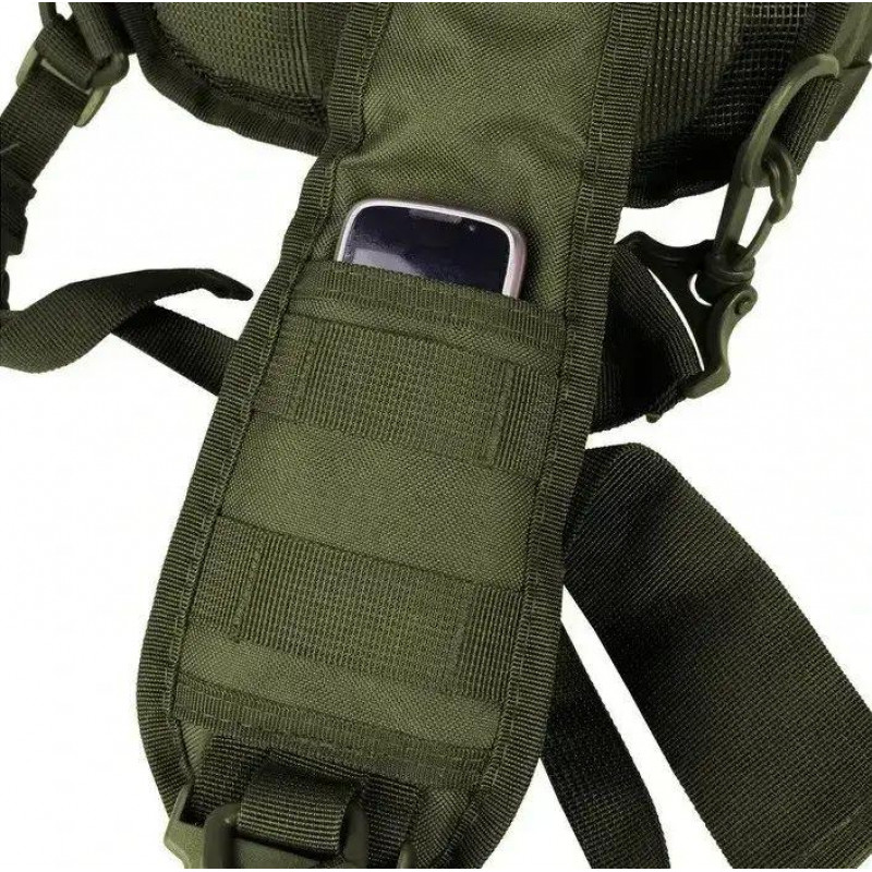 Рюкзак однолямковий через плече Mil-Tec One Strap Assault олива 10 літрів