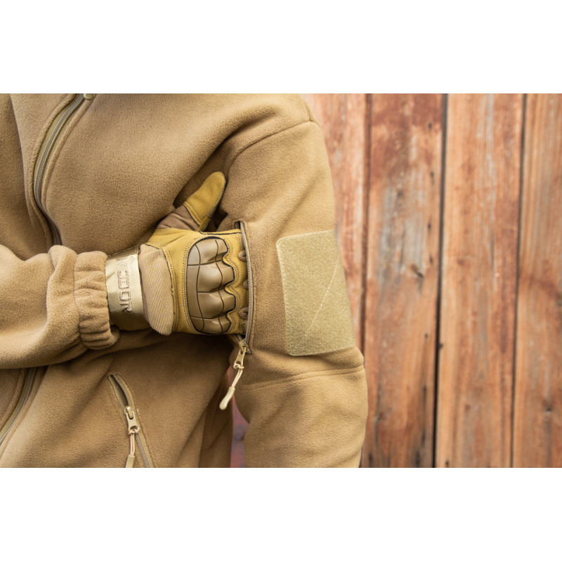 Тактична фліска койот з капюшоном 48, M