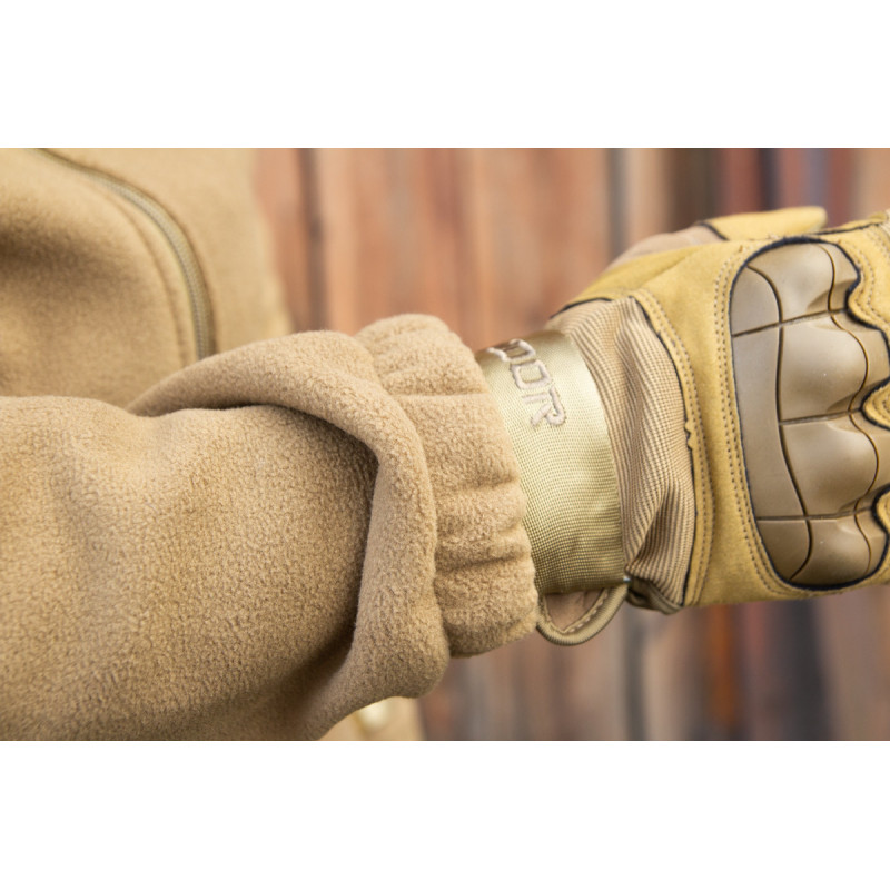 Тактична фліска койот з капюшоном 54, 2XL