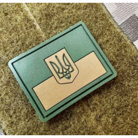 Патч ПВХ PiFi (ПІФІ) Прапорець олива-польовий