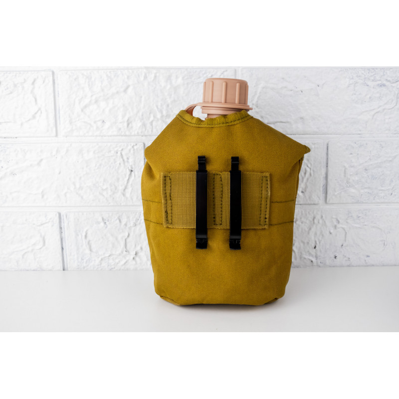 Фляга армійська з казанком UA, військова фляга койот