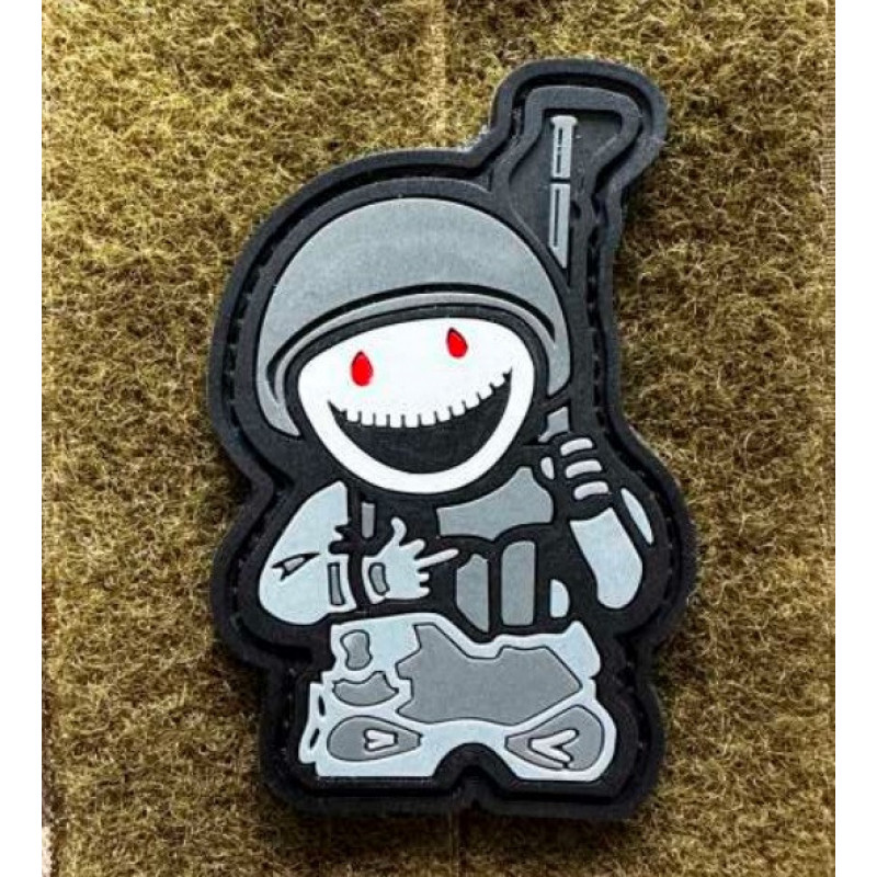 Патч ПВХ PiFi (Пифи) Резиновий ЙОПТА! сірий