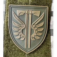 Патч ПВХ PiFi (Піфі) Шеврон 77 ОАеМБр. 77 Окрема Аеромобільна бригада койот