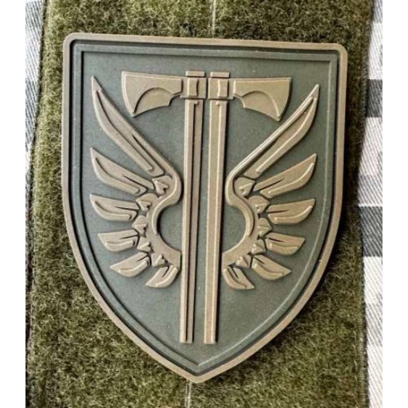 Патч ПВХ PiFi (Піфі) Шеврон 77 ОАеМБр. 77 Окрема Аеромобільна бригада койот