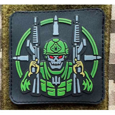 Патч ПВХ PiFi (Піфі) Резиновий Солдат квадратний кольоровий