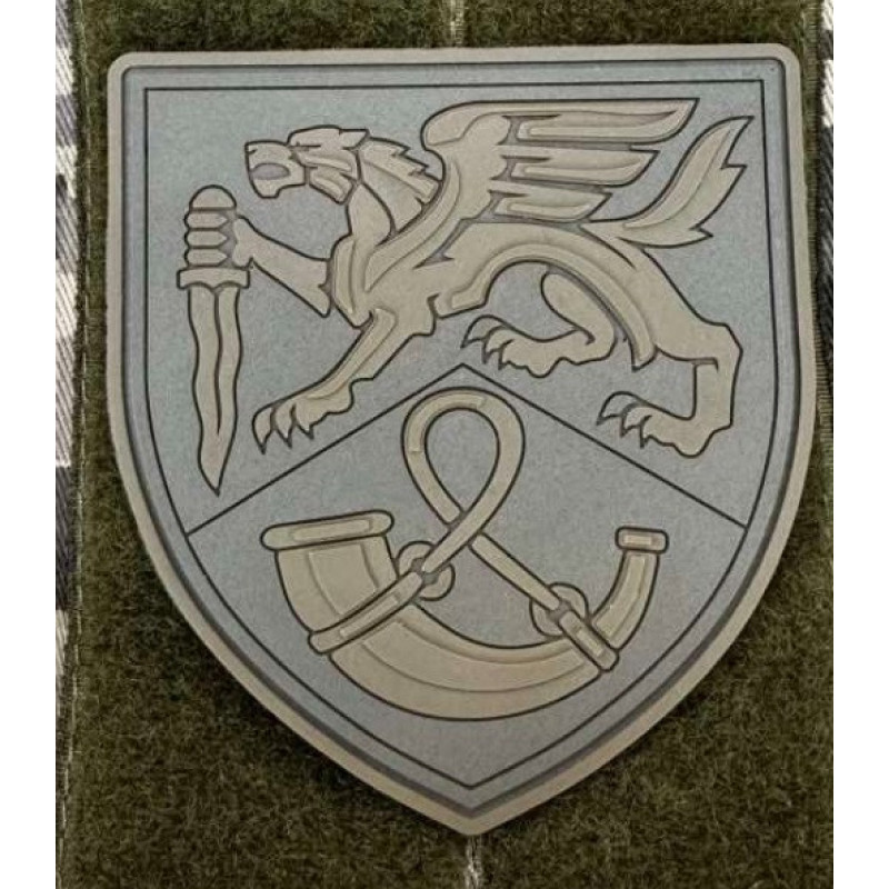 Патч ПВХ PiFi (ПИФИ) Шеврон 71 ОЕБр. 71 Отдельная Егерськая бригада койот