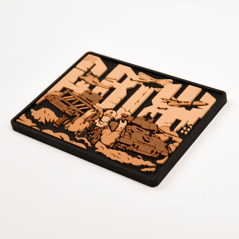 ПВХ патч (шеврон)  Бренд елемент ДВІЖ