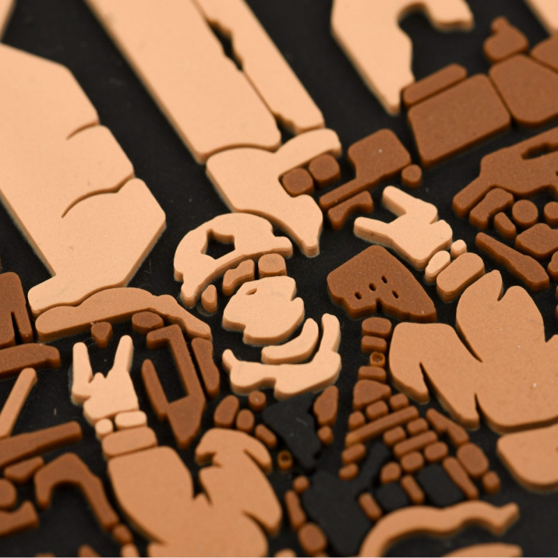 ПВХ патч (шеврон)  Бренд елемент ДВІЖ