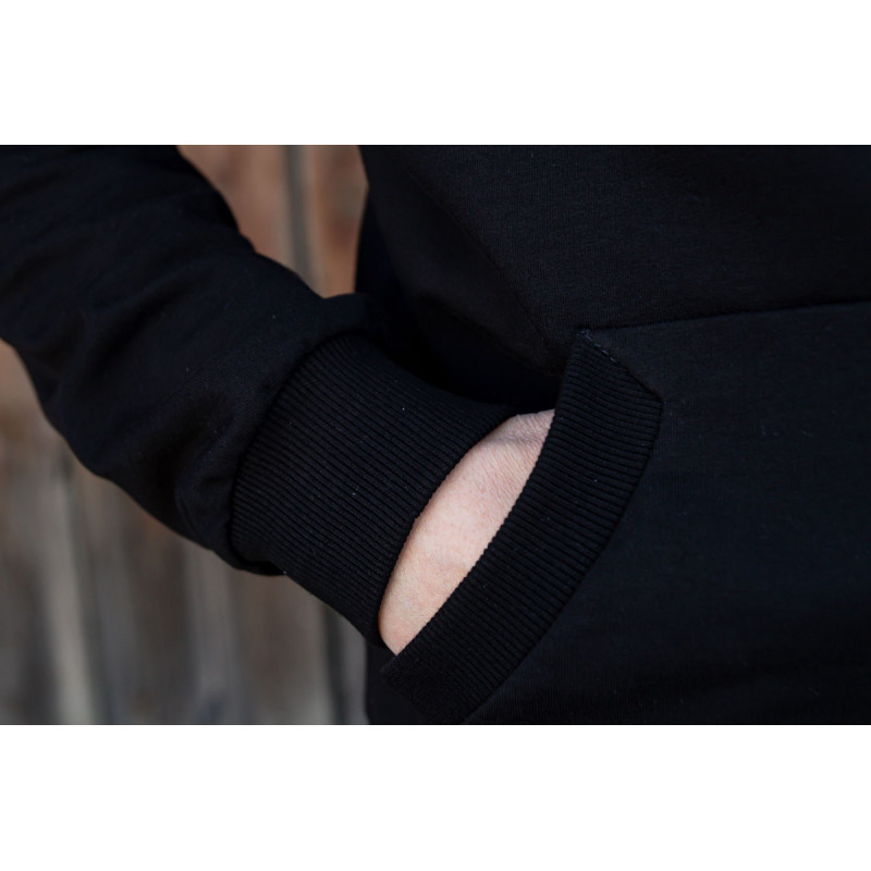 Худі чоловіче чорне «Donbasonia» Донбасонія 50, L