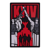 ПВХ патч Бренд Елемент (шеврон) Київ вільний червоний