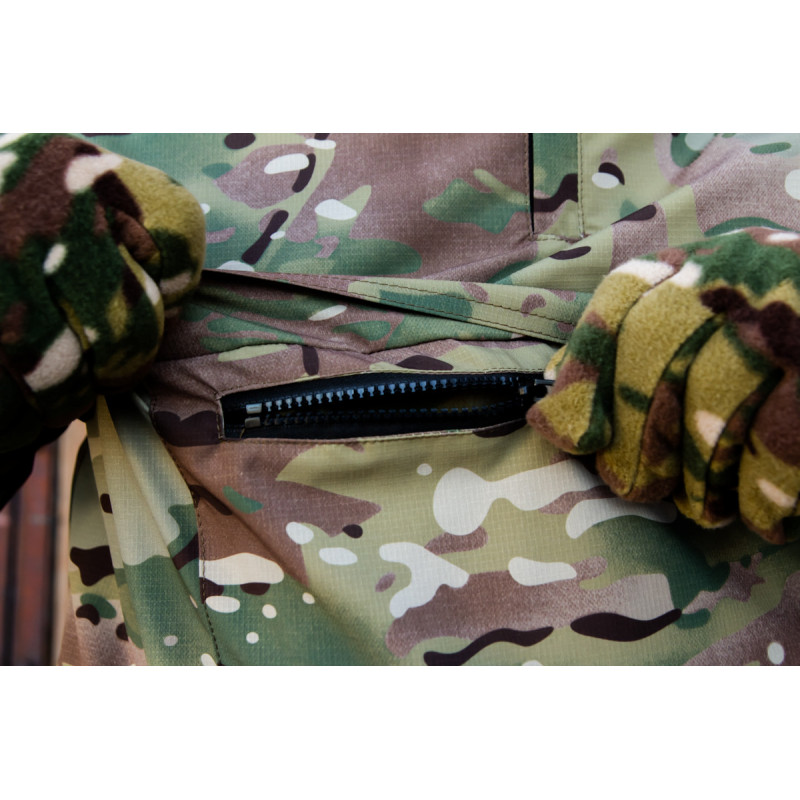 Зимова тактична куртка анорак мультикам OFFIZIER для військових