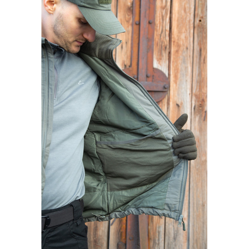 Тактична зимова куртка олива для військових