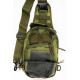 Сумка тактична однолямочна через плече 6л олива