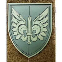 Патч ПВХ PiFi (ПИФИ) Шеврон 132 ОРБ. 132 Отдельный разведывательный батальон олива