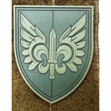 Патч ПВХ PiFi (ПИФИ) Шеврон 132 ОРБ. 132 Отдельный разведывательный батальон олива