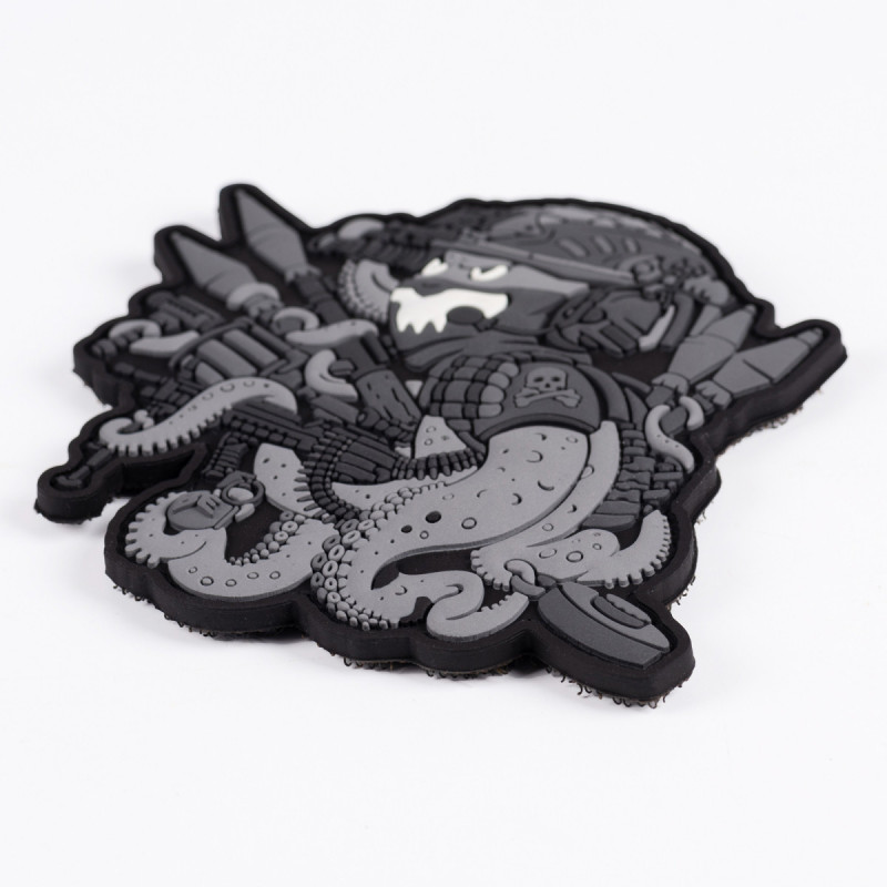 ПВХ патч Бренд Елемент (шеврон) Восьминіг нічний Night Octopus