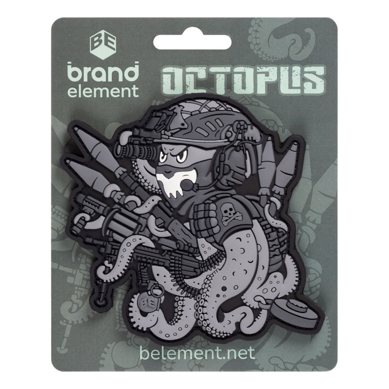 ПВХ патч Бренд Елемент (шеврон) Восьминіг нічний Night Octopus