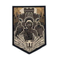 ПВХ патч (шеврон) Бренд Елемент Рівно койот