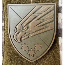 Патч ПВХ PiFi (ПИФИ) Шеврон 25 ОПДБр. 25 Окремо повітряно-десантна бригада койот
