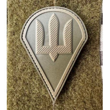 Патч ПВХ PiFi (ПИФИ) ДШВ купол. Шеврон купол Десантно-штурмові війська койот