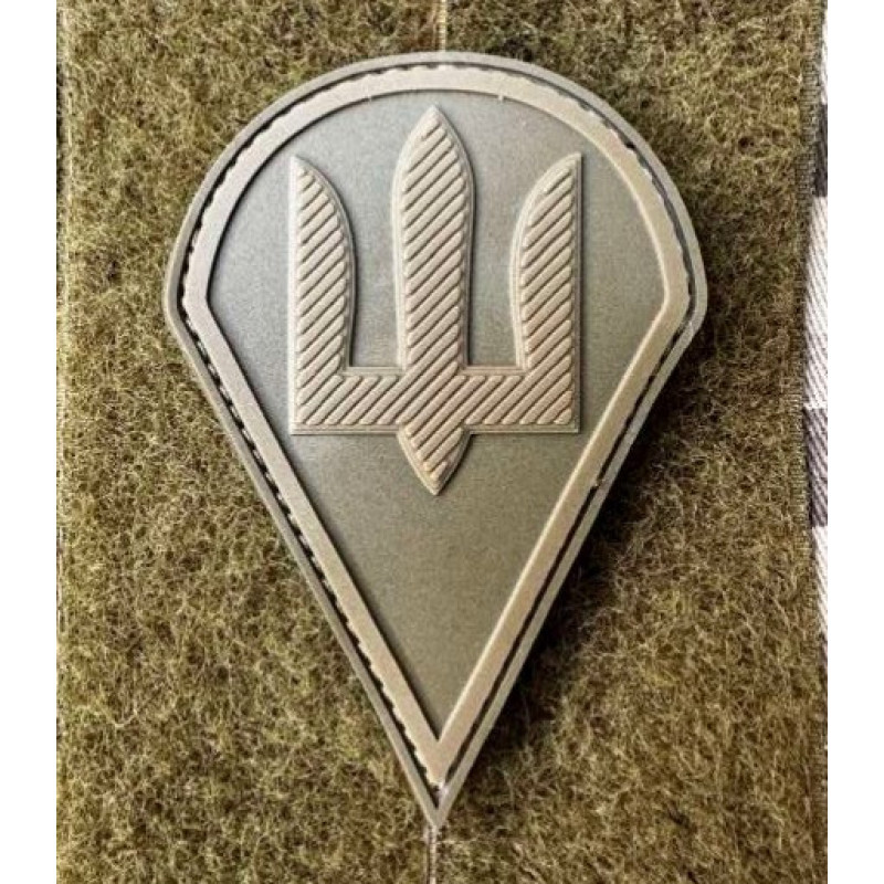 Патч ПВХ PiFi (ПИФИ) ДШВ купол. Шеврон купол Десантно-штурмові війська койот